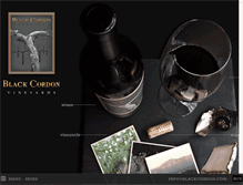 Tablet Screenshot of blackcordon.com